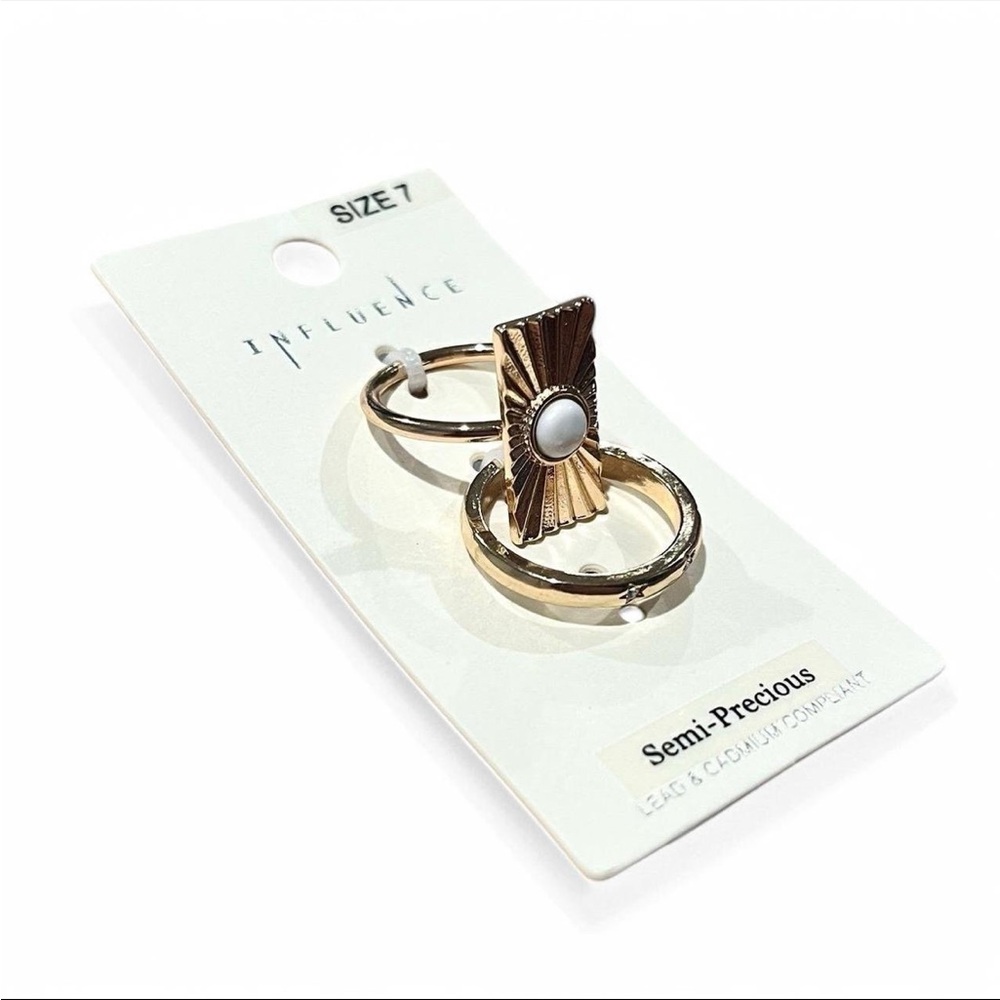 Semi-Precious Ring Set